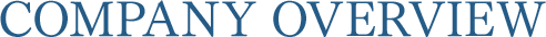 COMPANY OVERVIEW